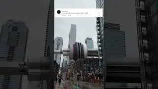 It hasn't fallen down. They brought it down for repairs. #toronto #torontolife #cntower #canada