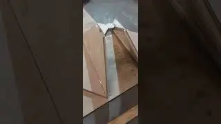 Naked Origami Door Before it was Hung