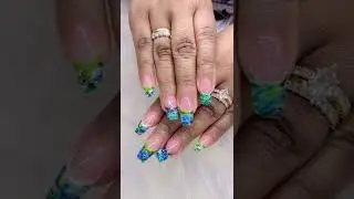 Marble Nail Art Design #nailartdesigns #nailart #marblenails #marblenailart