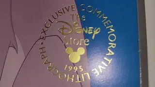 My Disney Store Exclusive Commemorative Lithograph Collection plus Movie Posters