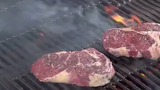Grilled Ribeye Steaks With Herbed Butter | BBQ Central