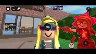 Jogando duelos de murders e de xerifes no Roblox 