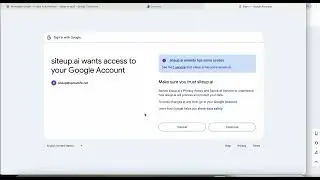 SiteUp.ai Google Analytics Authentication for Google Verification Center