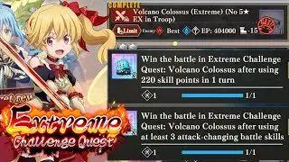First Time Using Water 1.0 Team | Extreme Challenge Quest: Volcano Colossus | Slime Isekai Memories