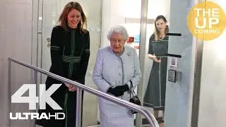The Queen visits London Fashion Week and attends Richard Quinn's show