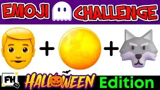 Halloween Emoji Fitness Challenge | Emoji Pictionary Quiz | Fall Kids Brain Break