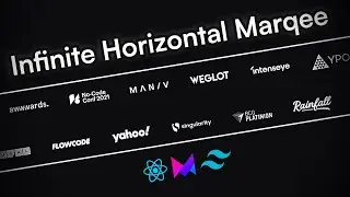 Infinite Horizontal Marquee using Framer Motion and TailwindCSS in React