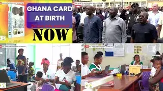 GHANA CARD NUMBER AT BIRTH LAUNCH. NO MORE FOOTBALL AGE #ghanacard #digitalisation #bawumia #npp
