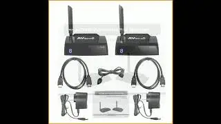 5.8GHz Wireless 300M HD Multimedia Interface 1080P AV Transmitter Sender TV Receiver Audio Video