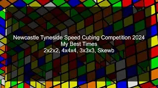 Newcastle Tyneside 2024 - Speed Cubing Competition