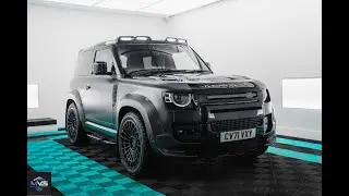 WALK AROUND VIDEO OF 2021 LAND ROVER DEFENDER 90 V8 WITH MILTEK EXHAUST FOR SALE | MVS