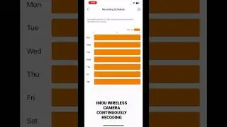Imou wireless camera continuously recording enable