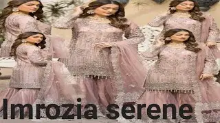 Imrozia serene Formal Wear outfits |  Hand made Heavy Embroidered dresses | @ seerat579