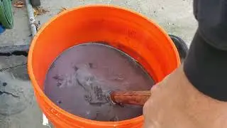 Rinsing Ash From IC Chips for Gold Recovery