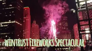 Chicago Thanksgiving Fireworks 2025 &ndash; Wintrust Spectacular! 🎇 #nightlife #fireworks #chicago #viral