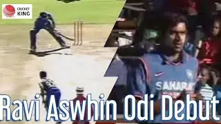 Ravichandran Ashwin ODI Debut (38 & 2/50) | Zimbabwe Triangular Series 2010