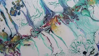 Swipe and Smash: Acrylic Pour Painting