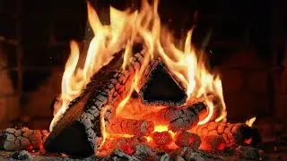Fireplace Embers & Flames 4K 🔥 Deeply Relaxing Fire Ambience