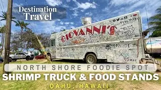 Food Places to Visit in Hawaii | Oahu North Shore Shrimp Truck | Virtual Walking Tour