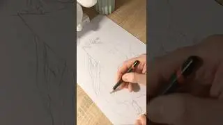A calm, relaxing drawing session&hellip; #anime #manga #drawing #sketch #artist