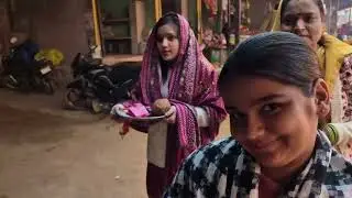 Hum chle mandir 😍😍
