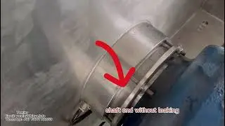 seal test via water of 12000L ribbon blender powder mixing