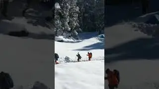 Kedarkantha Trek in December | Winter Trek | Uttarakhand #trekking  #mountains  #snow  #viralvideo