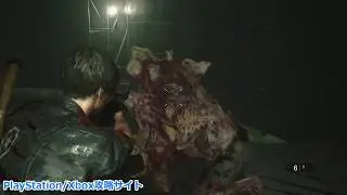 【バイオRE2】トロフィー・実績「節電」G第2形態をクレーンを1度しかぶつけずに倒す。レオン編(表/1st) 下水道