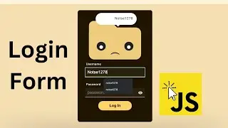 Animated Login Form | Vanilla JavaScript  | Nikhil notse | #javascript #css #login