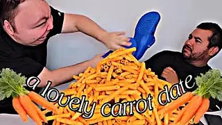 a lovely carrot date 😘🥕 #couplegoals #takischallenge #orlinhome #nickocadoavocado #mattstonie