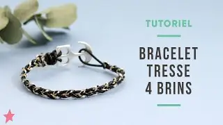 TUTORIEL | Bracelet Homme en Cordons Cuir Tress&eacute;
