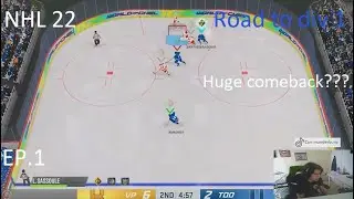NHL 22 3v3 Road to div 1 ep.1 *EASHL HUGE COMEBACK?*