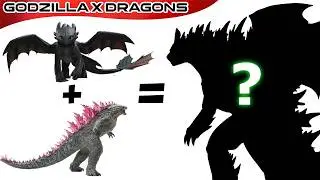Creating Monstrous Godzilla x Dragon Fusions P.1 | How To Train Your Dragon Fanart | Maxxive Jumpo