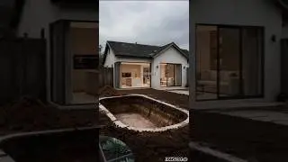 Backyard Transformation into a Modern Open Kitchen & Living Space | Luxury Home Design #beforeafter