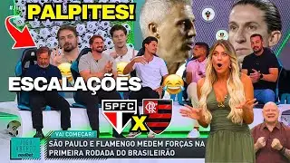 JOGO ABERTO TRAZ PALPITES E ESCALAÇÕES PRO MAIOR JOGO DA RODADA: SÃO PAULO x FLAMENGO!