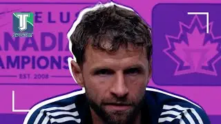 Thomas M&uuml;ller erw&auml;hnt den FC Bayern M&uuml;nchen, nachdem er in den USA seinen ersten Titel gewonnen hat