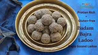 Winter Special Badam Bajra Ladoo/Bajra Goond Ladoo Recipe/Bajra Dink Ladoo