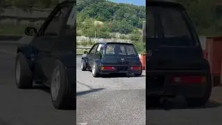 バイクの音がする!?まさかのFR仕様のドリ車トゥデイ!!