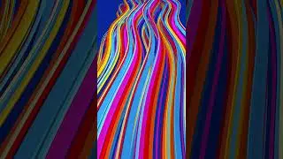 A Stunning Visual Journey | Uplifting Color Inspiration | Abstract Line Art Animation #shorts