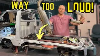 WE FITTED THE LOUDEST CUSTOM EXHAUST TO OUR TRUCK! 