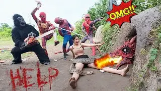 Disabled Spider-Man Teams Up With King Kong To Rescue Girl From Mysterious Cave