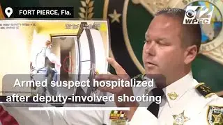 Armed suspect hospitalized after FL deputy-involved shooting