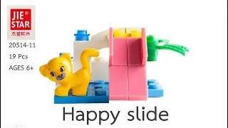 JIE STAR 20514-11 Happy slide Mini Block Build