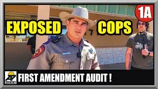 TEXAS POLICE VIOLATING OUR RIGHTS !! - Fort Stockton TX - First Amendment Audit - Amagansett Press
