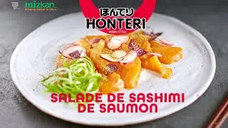 Mizkan Honteri Recipe - Salmon Sashimi Salad