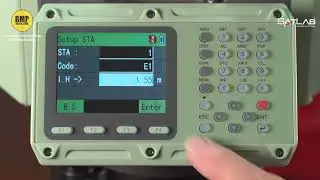 Instalación y Levantamiento con Dos Puntos Conocidos Estación Total SATLAB SLT10