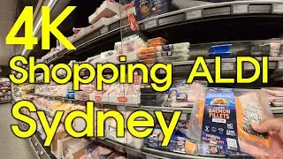 Shopping ALDI, Sydney, Australia - 4K
