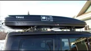 Thule Pulse Alpine 613 Black Cargo Box for Car Roof Racks