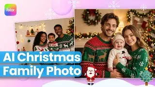 AI Christmas Family Pictures: Create Stunning Portraits with AI Photo Editing
