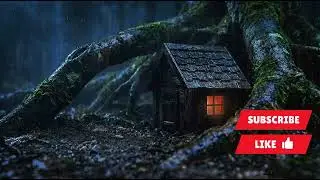 Miniature House Rain Ambience | Cozy Night for Relaxation & Focus
